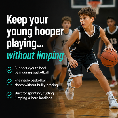Balabu™ Youth Heel Support Built For Basketball Players With Sever’s Disease