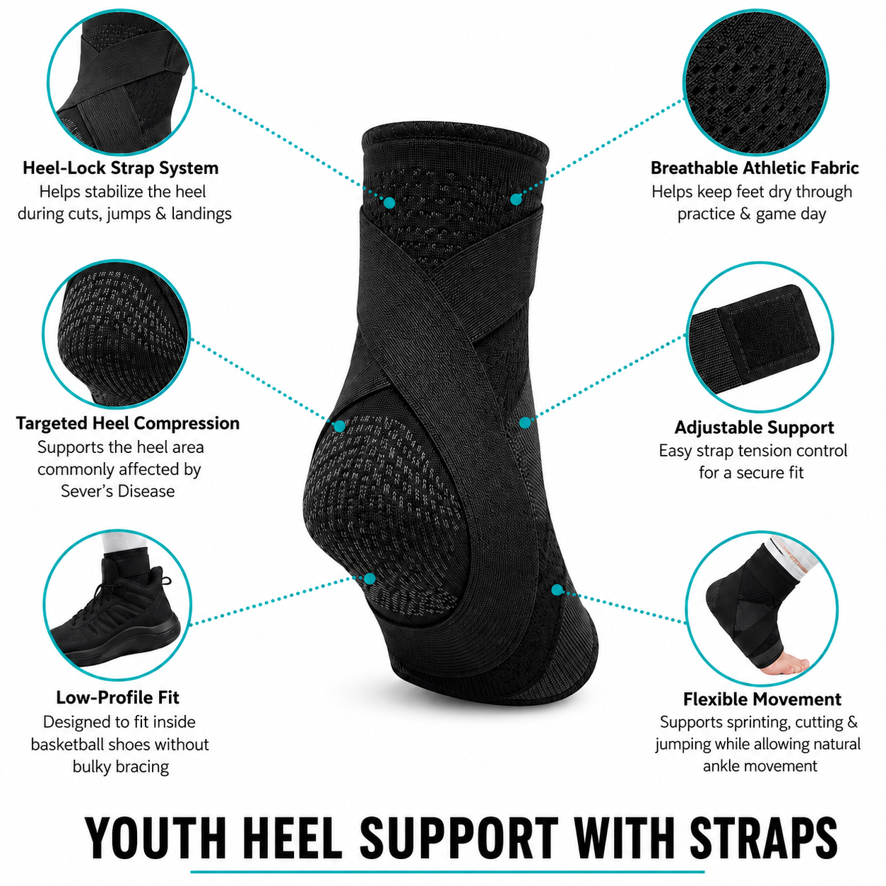 Balabu™ Youth Heel Support Built For Basketball Players With Sever’s Disease