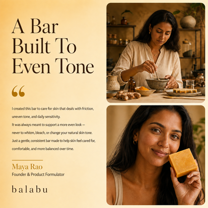 Balabu Turmeric & Kojic Bar — Two-Front Starter Ritual